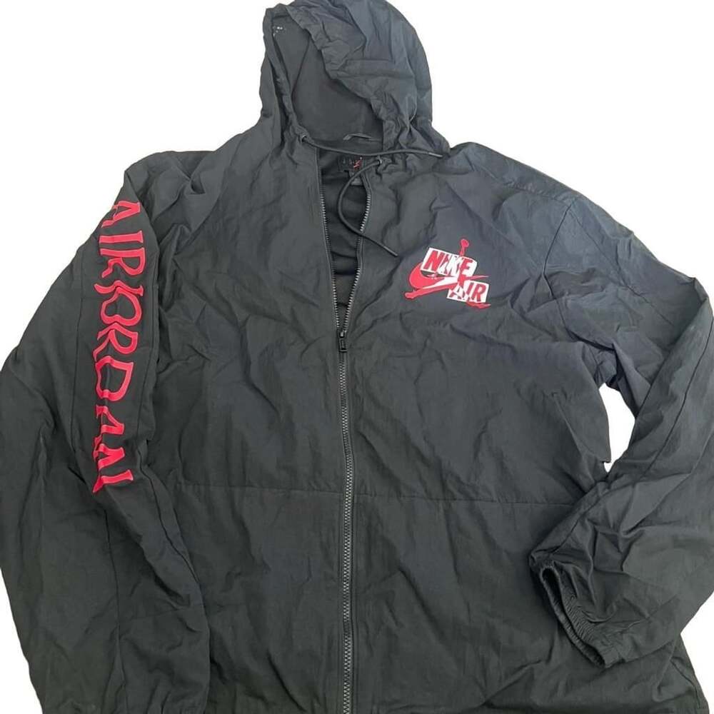 Jordan Jumpman Classics Windbreaker Size XXL Black Red
